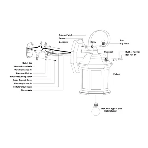 Vaxcel Lighting T0738 Wellington 11" Tall Outdoor Wall Sconce - Bronze - Picture 2 of 10