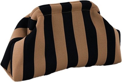 Dumpling Clutch-Geldbörsen für Damen, gewebte Häkelhandtaschen, Sommer, Strand, 