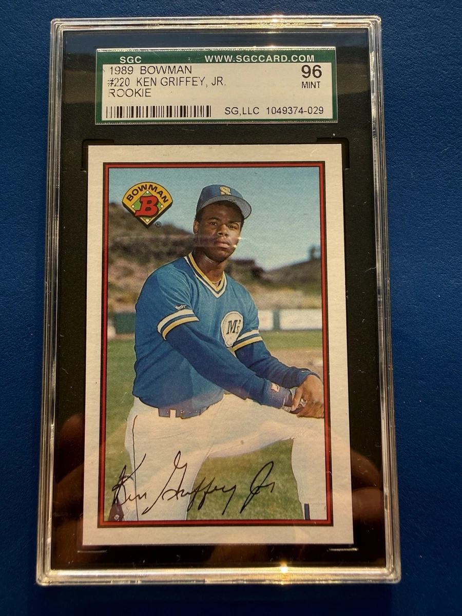 Bowman Ken Griffey Jr 9.5 Graded Baseball Sports Trading Cards