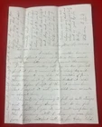 1856 Letter "Kansas will be a slave state" Kansas-Nebraska Act Congress Election