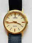 Vintage Lorus Quartz Watch By Seiko Y561-8080 Leather Band Needs Battery
