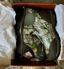 Hisea Strider Camo 3 Excursion Pro Ankle Rubber Boots, Camo, Men’s 11 - NWB