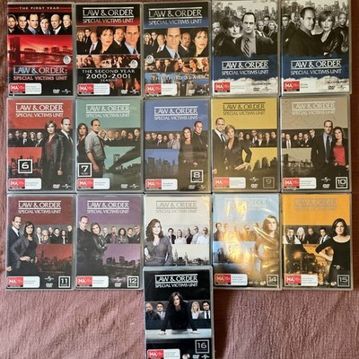 LAW & ORDER SVU Seasons 1-16 DVD Incl Sealed Series Reg 4 Special