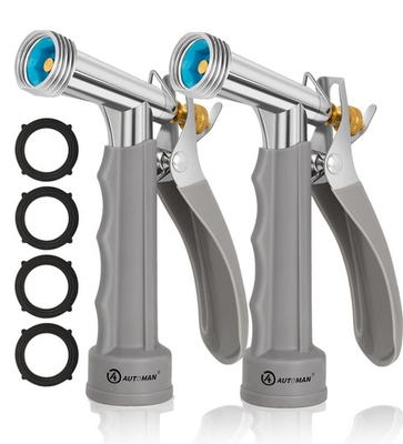 #ad Full Size Garden Hose Nozzle 2 Pack High Pressure Pistol Grip Water Nozzle Spra $14.49
