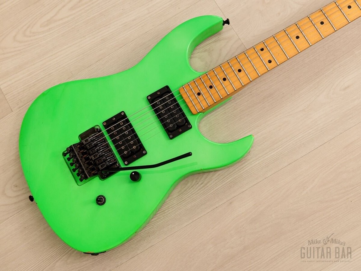 1990 B.C. Rich NJ Series Gunslinger GS-MR851 Slime, Neon 1990 B.C. Rich NJ Series Gunslinger GS-MR851 Slime, Neon