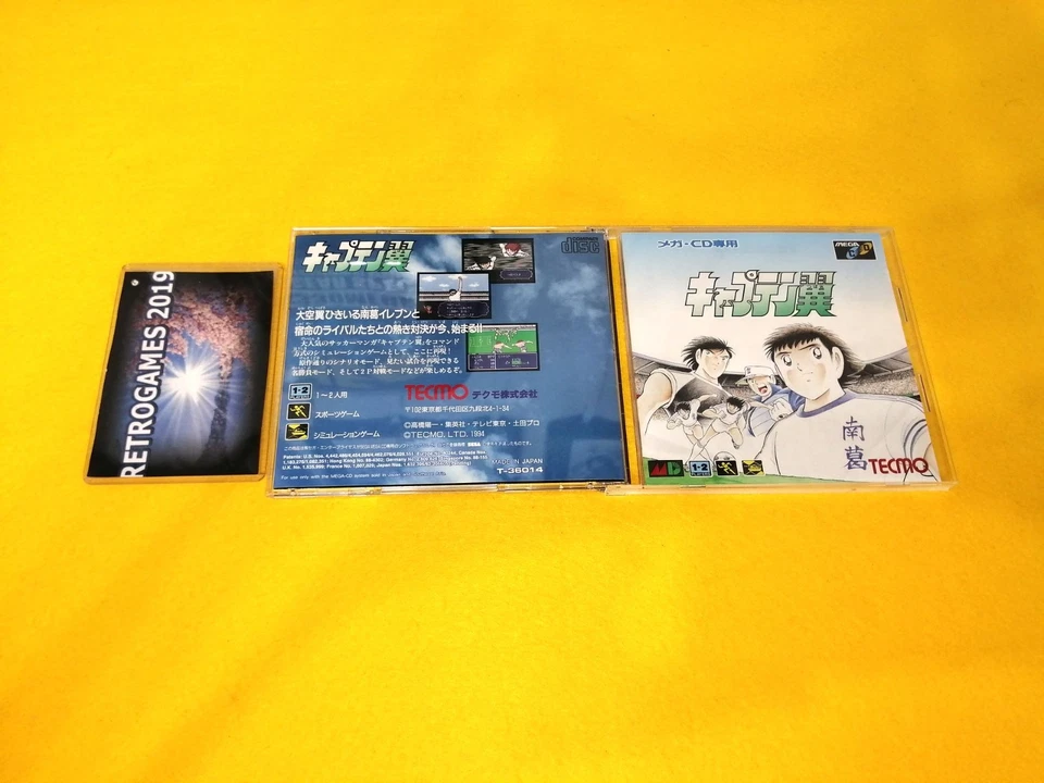 TECMO Captain Tsubasa SEGA MEGA CD MEGADRIVE SPINE CARD. - Image 3 of 4