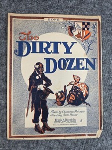 The Dirty Dozen Sheet Music Clarence M. Jones Frank K. Root