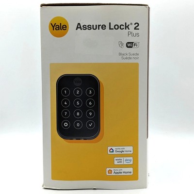 Yale  Assure Lock 2 Plus  with Wi-Fi & Apple Home Keys [Black Suede Finish] NEW
