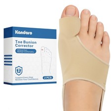Bunion Corrector 2-Pack for Women  Men   Big Toe Straightener Sleeve, Hel