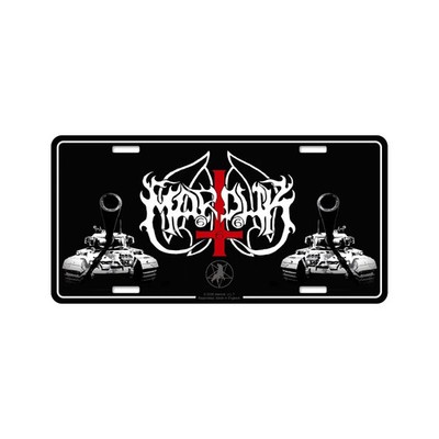 MARDUK metal license plate number plate