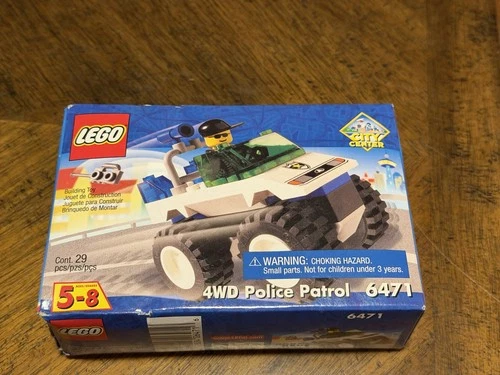 LEGO 6471 System Town 4WD Police Patrol New Sealed Set Vintage 2000