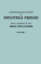 Amos Otis Genealogical Notes of Barnstable Families. Vol (Paperback) (UK IMPORT)