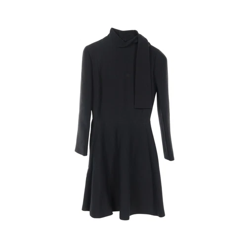 【Abiti】 Abito Christian Dior Lana Seta Nero Buon Prodotto Dal Giappone