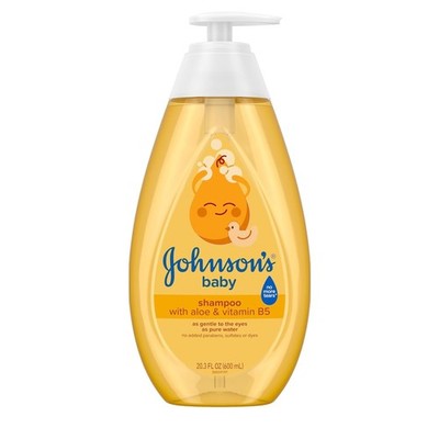 Johnson's Baby Shampoo with Aloe Vera B5 Tear Free Authentic Fresh 20.3oz 600ml