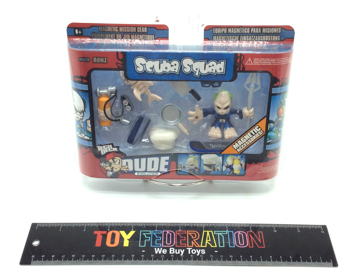 SMALLWONDER アニメーションデック2個セット Tech Deck Dude Evolution Series 2: SCUBA SQUAD BONZ #030 - 2004
