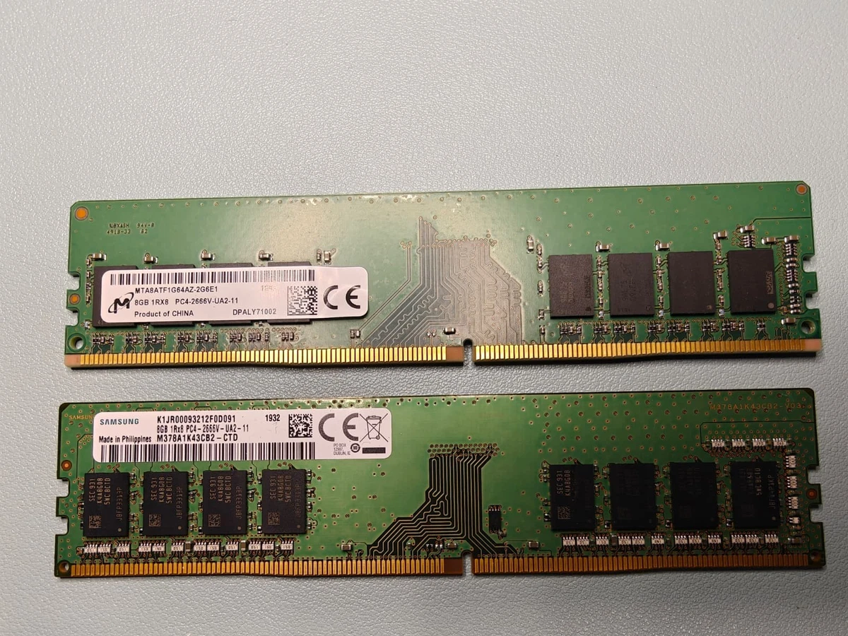 Samsung PC4-21300 (DDR4-2666) Bus Speed Computer RAM 8 GB Capacity