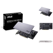 Asus Hyper M.2 X16 Expansion Card V2 - 128 Gbps PCIe 3.0 for High-Speed RAID