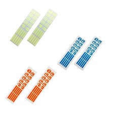 Autocollants lumineux pour interrupteur de commande de voiture, 2 pièces, pour