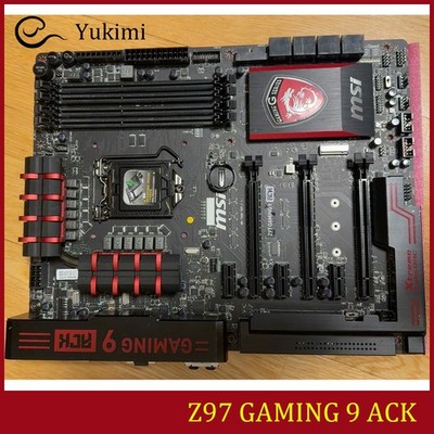 FOR MSI Z97 GAMING 9 ACK DDR3 Socket 1150 32GB HDMI DisplayPort ATX Ｍotherboard