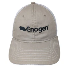 Enogen Syngenta Snapback Trucker Hat Beige One Size Adjustable Outdoor Cap
