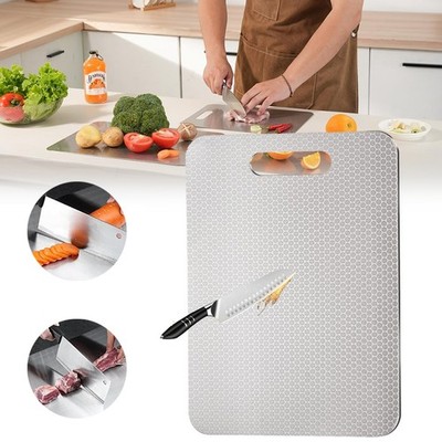Schneidebrett Cutting Board Edelstahl Schneidebrett Doppelseitiges für Küche