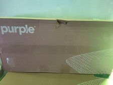 PURPLE HARMONY KING MEDIUM PILLOW Med Height    OPEN BOX    