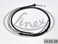 Handbremsseil Seilzug Links FÜR Fiat Grande Punto (199 ) - Linex 14.02.38
