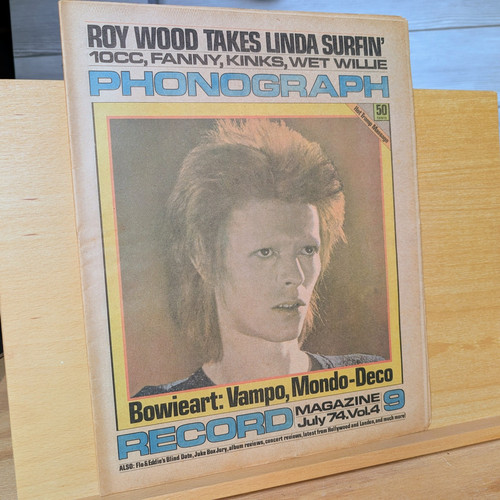 Phonograph Record Magazine Issue 9 Vol. 4 July 1974 David Bowie NO LABEL - Picture 1 of 7