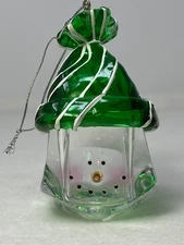 Clear Acrylic Ice Cube Head Tree Ornament / Light Cover Christmas Decor