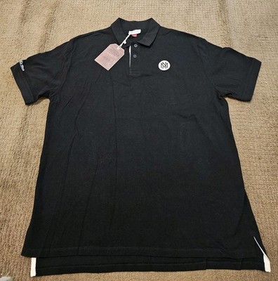 NWT - MASTERMIND x Mitchell & Ness Men's Black Street Wear POLO SHIRT - 2XL