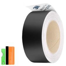 2 inchesx55 Feet Matte Black 3M 2080 Vinyl Wrap Kit for Black Out Chrome Dele...