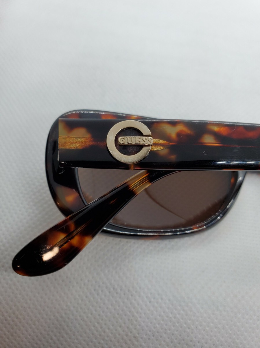 GUESS GU678 BEGUILE DA-1 Tortoise Rectangle Cat Eye  display picture 2