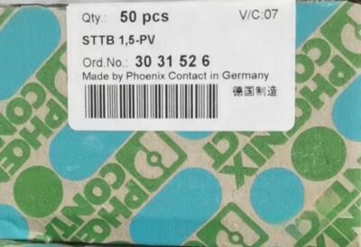 50pcs   Double layer terminal blocks 3031526 STTB 1,5-PV #E8