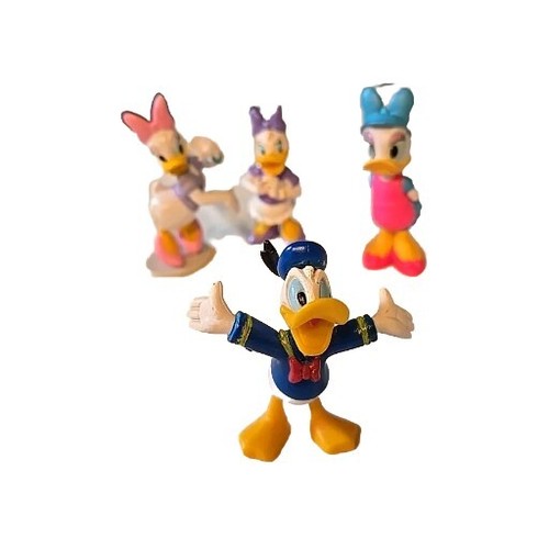 Disney Figuren Donald Duck Daisy Duck 2,5" Vintage Retro - Bild 3 von 4