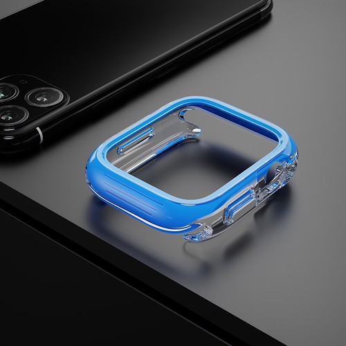 Für Apple Watch Series Ultra 9 8 7 49/44/45mm Klar Bumper Schutz Cover Case - Bild 9 von 20