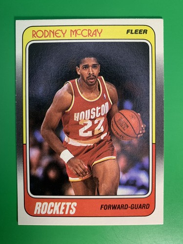 1988-89 Fleer Rodney McCray #52 Houston Rockets | eBay