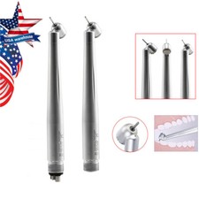 Dental 45 Degree High Speed Handpiece Push Turbine 2/4 Hole Fit NSK Pana Max