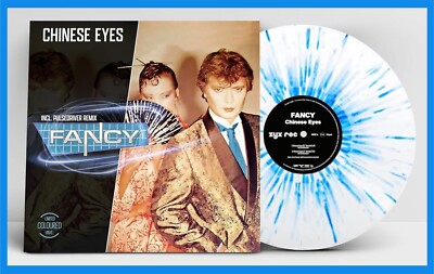 Fancy ''chinese eyes'' limited blue/white splatter Vinyl Maxi-Single 12'' NEU 2025