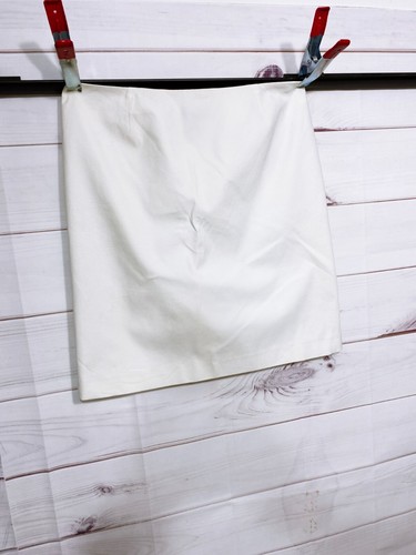 Falda para mujer Lauren Ralph Lauren, talla 16, blanca elástica, forrada con cremallera lateral - Imagen 2 de 7