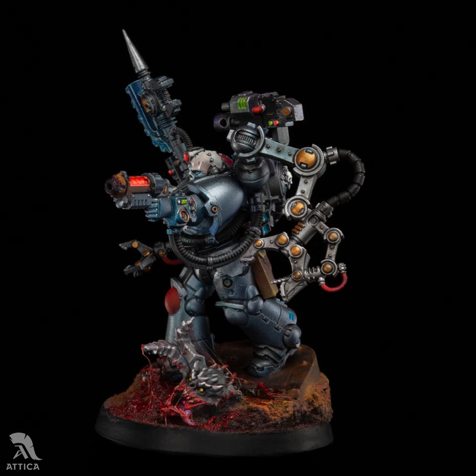 Primaris Techmarine Grey Knights painted figure Warhammer 40k Pre-Sale | Art - Image 4 of 4