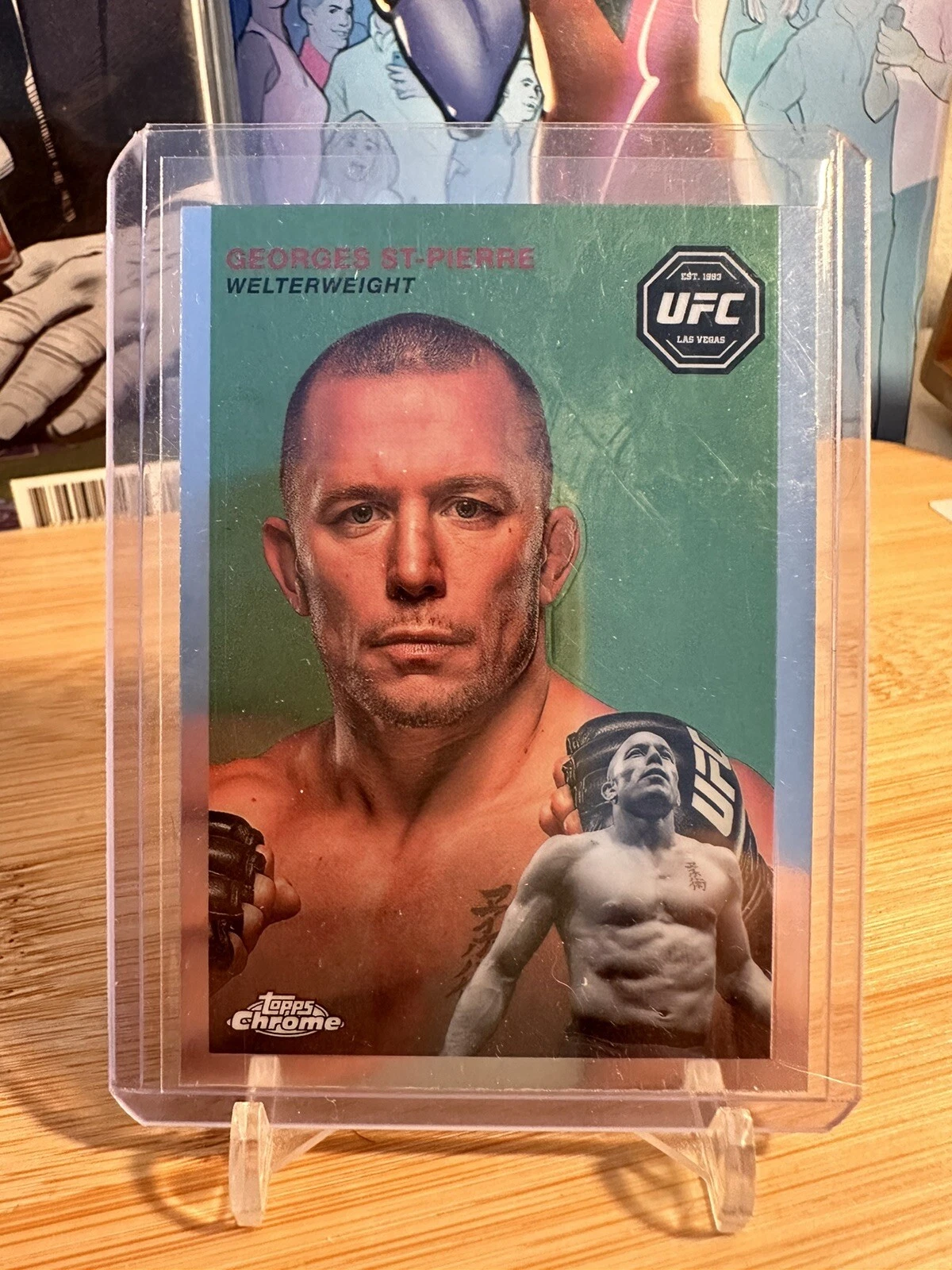 2024 Topps Chrome UFC 1954 Insert #FFT-1 Georges St-Pierre