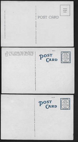 F54 Tenn. 3 Pcs. White Borders, Cave Hotel, Monument & Home of Andrew Johnson - Picture 2 of 2