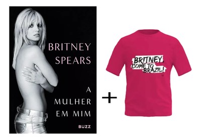 BRITNEY SPEARS The Woman in Me BRAZIL EDITION PORTUGUESE HARD COVER W/ T-SHIRT