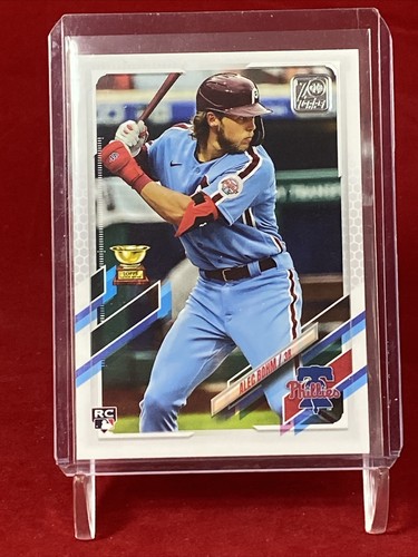 ALEC BOHM RC 2021 Topps Series 1 FLAGSHIP ROOKIE Cup Card #277 PHILLIES - Picture 2 of 12
