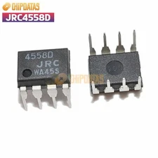 30PCS New JRC JRC4558D DIP-8 dual operational amplifier IC