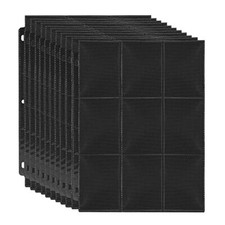 540 Pockets Card Sleeves Binder Sheets 9 Pocket Page Protector for Trading Cards