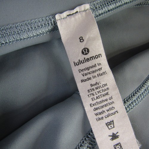 Lululemon Fast High Free Crop II Size 8 Leggings Non-Reflective Athletic Pants - Picture 8 of 10