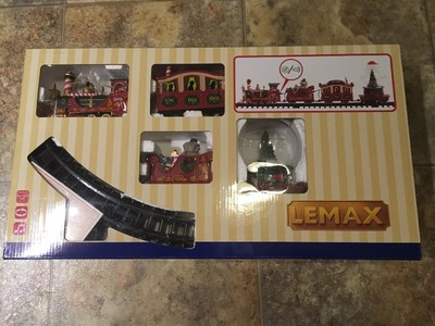 lemax christmas village train set