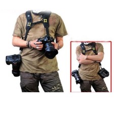 A R Quick Release Dual shoulder Camera Neck Strap for Canon Nikon Olympus Sony
