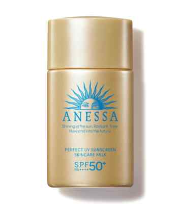 Anessa Perfect UV Sunscreen Skincare Milk SPF50 , 20 ml pack of 2
